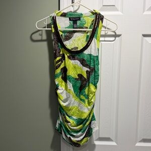 INC International Concepts Camouflage Tank Top